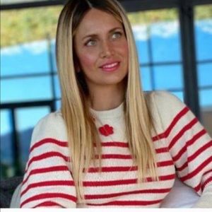 Zara knit sweater with stripes